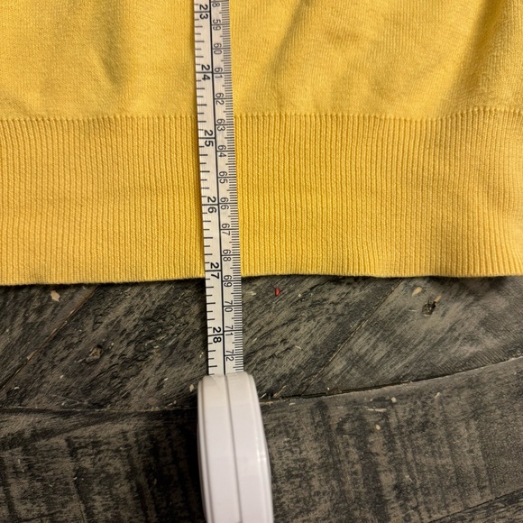 polo ralph lauren Men’s v-neck sweater yellow Size Men’s large‎ - Picture 4 of 5